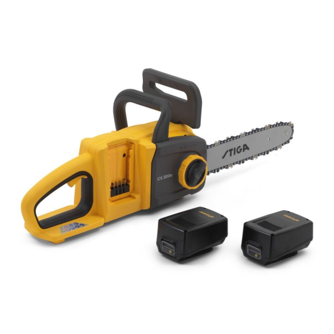 Stiga CS 300e Cordless Chainsaw Kit (Inc 2 x Batteries & Charger)