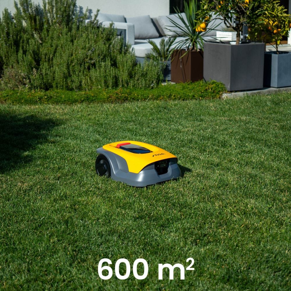 Suitable for lawns up to 600m2