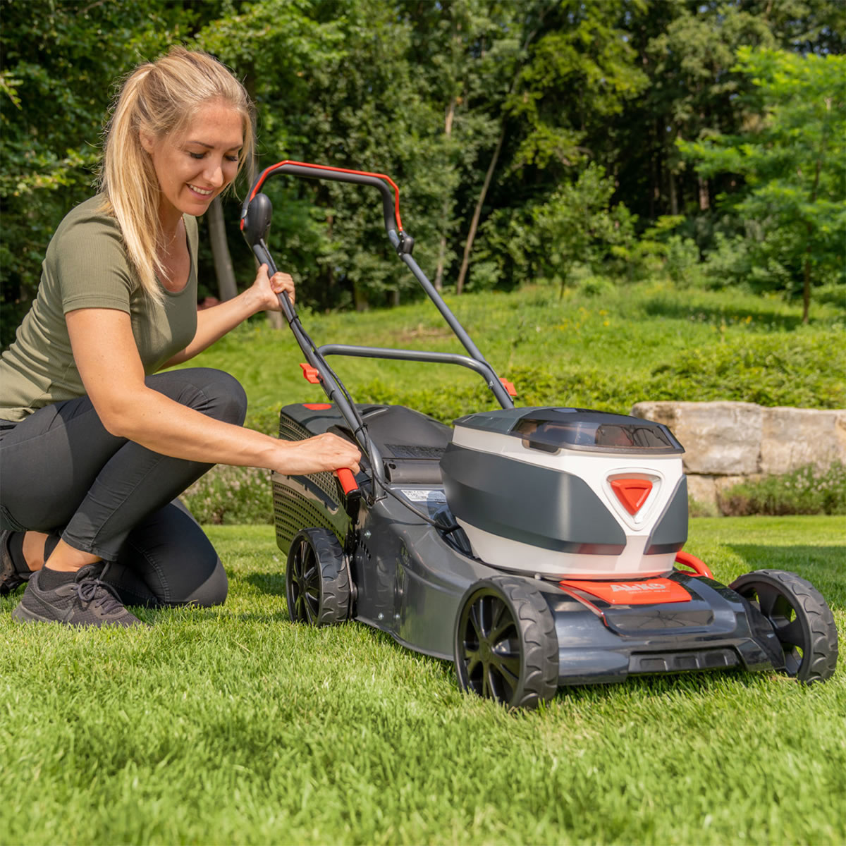 AL-KO 42.2Li 36v Push Cordless Lawn Mower Kit (Inc Battery & Charger)