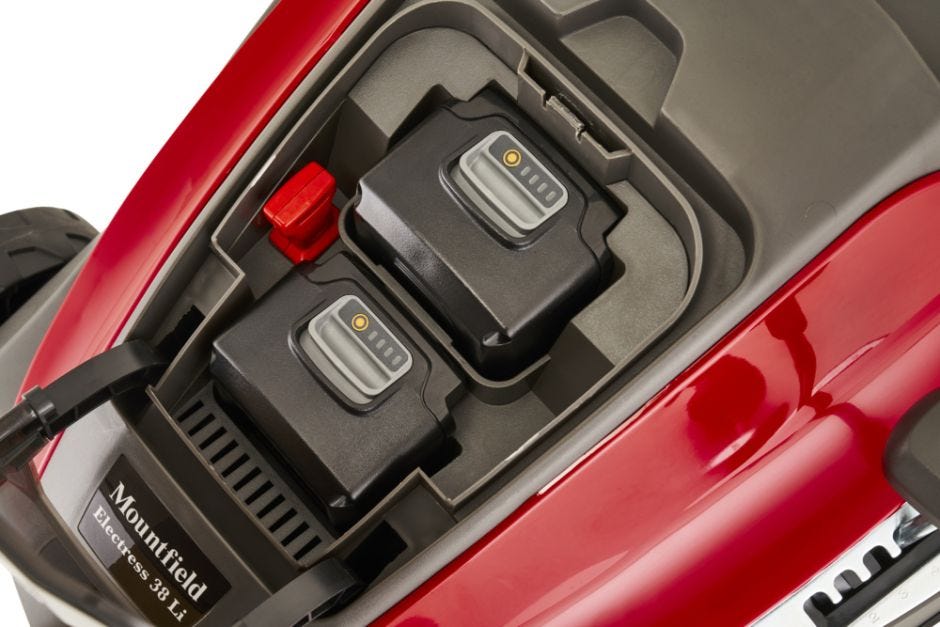 Powered by 2 x 20V 4Ah Batteries
