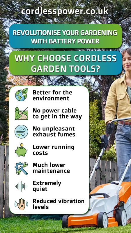 Why Choose Cordless Garden Tools?