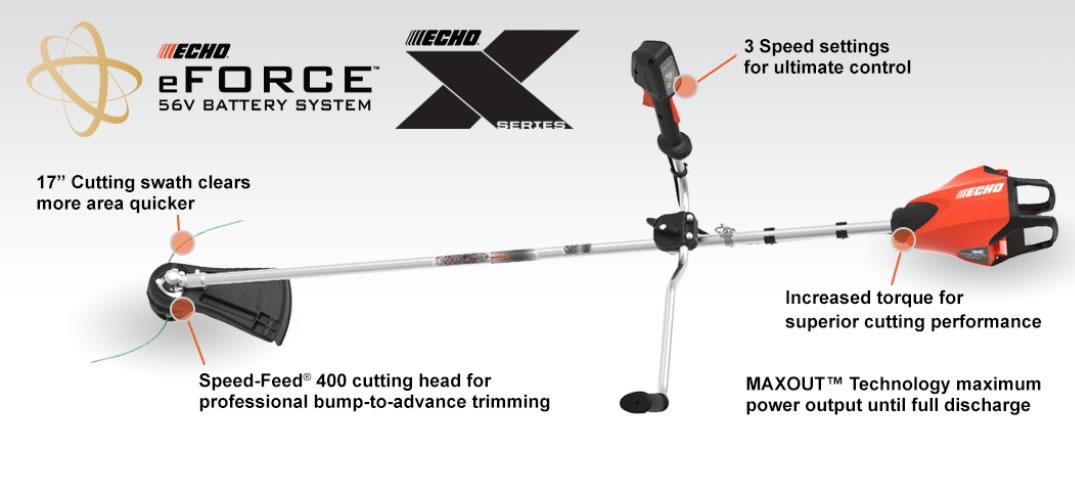 DSRM-2600U 56v Cordless Brush Cutter by Echo