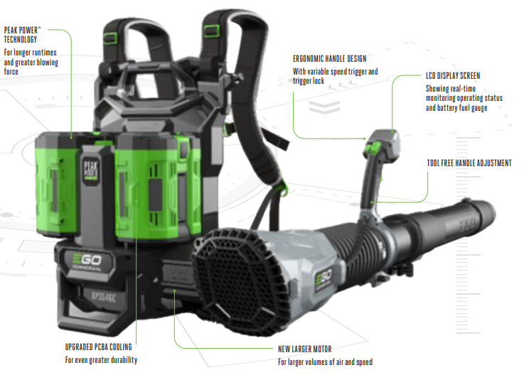 LBPX8000 Power+ PRO-X 56v Backpack Leaf Blower (Power Unit)