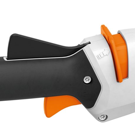 Teardrop-shaped shrub cutter